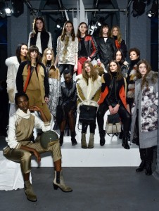 Belstaff at London Fashion Week,Winter 16 Collection, Group Model Shot (PRNewsFoto/Belstaff)